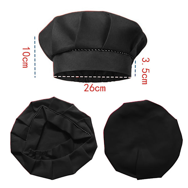 1 set med förkläde för barn (med ett förkläde och en hatt) Barn