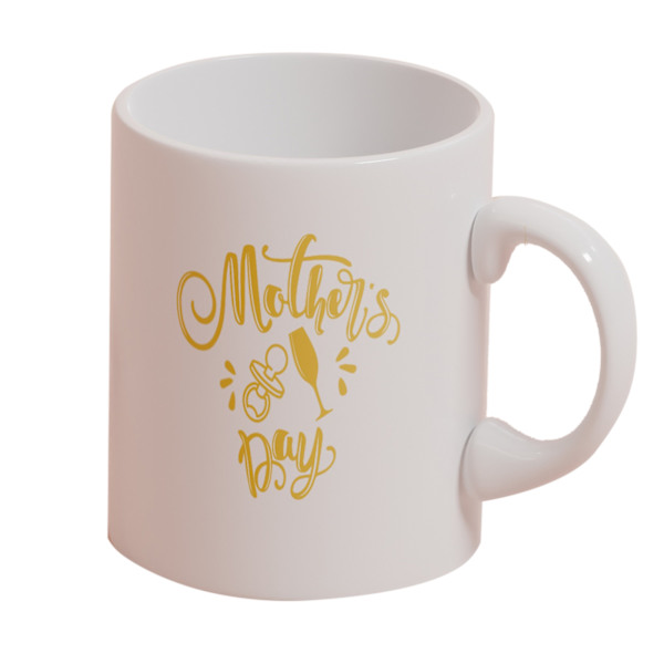 Kaffe Mugg Bred Mun Klar Mönster Keramisk Kaffe Te Mugg för