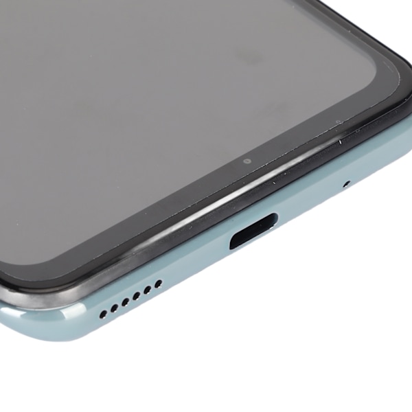 K60 6.53in Drop Sreen Smartphone Ansiktsupplåst Telefon 6GB RAM 128GB ROM 4G 5GWIFI För Android 12 System 100‑240V Grön EU-kontakt