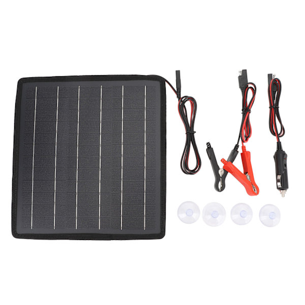 10W 18V Solpanel IP65 Vattentät Monokristallin Kisel Solpanel för Fordon Yacht Utomhusladdning