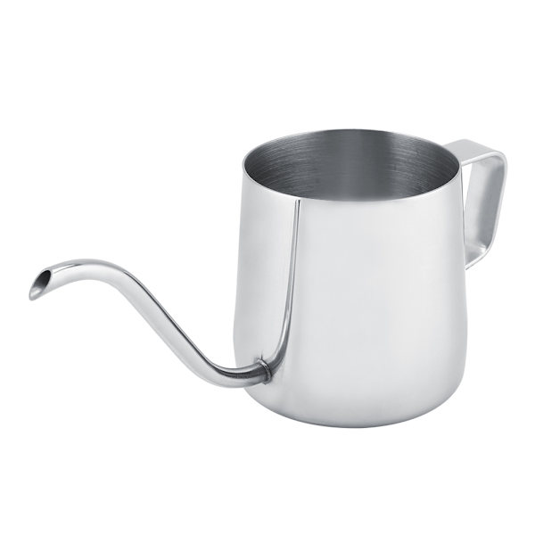 250 ml rostfritt stål gåshals smal pip kaffedroppkanna