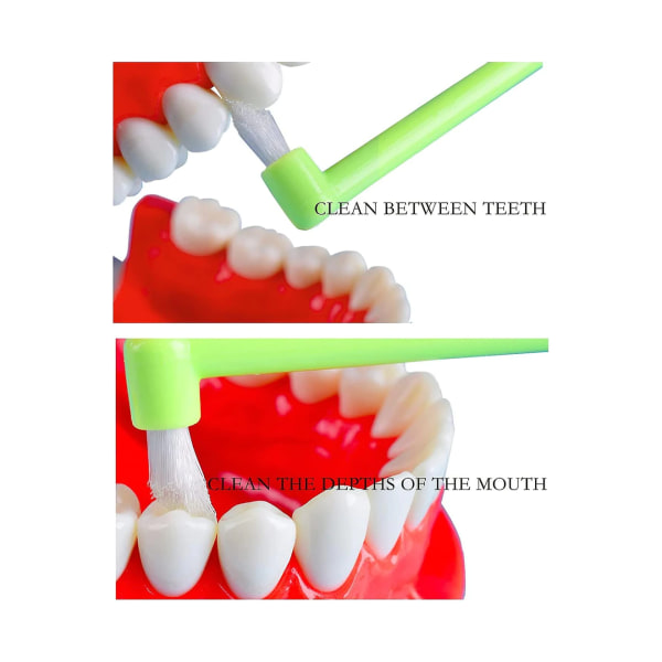 Tuft Tandborstar Slim Interspace Tandborste För Ortodonti