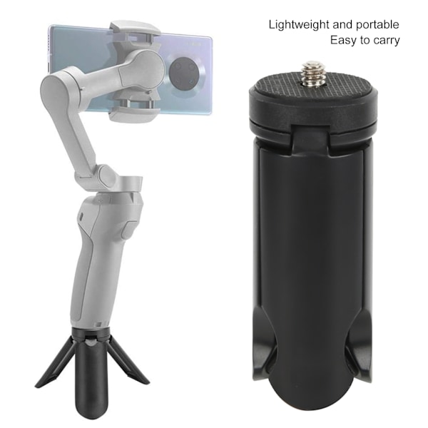 Mini skrivbordsstativ för selfiestick monopod stabilisator med 1/4-tums skruv för kamera