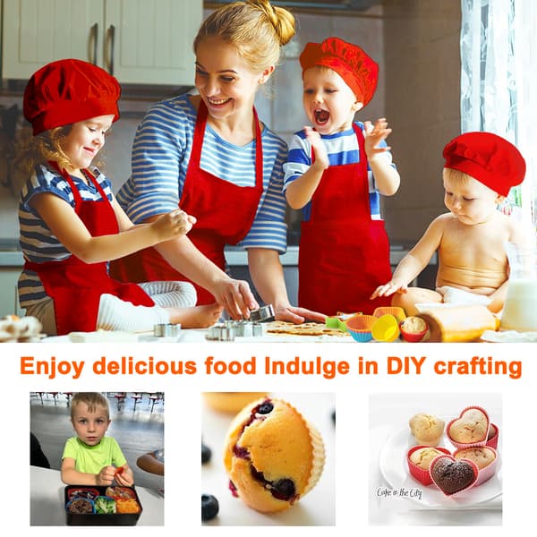 Silikon Muffinsformar 30-pack, 7 cm Silikon Bakformar, Återanvändbara & Non-stick Muffin Cupcake Foder för Fest Halloween Jul