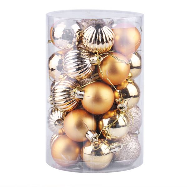 34 Pieces 4cm Shatterproof Christmas Ball Ornaments for Xtmas