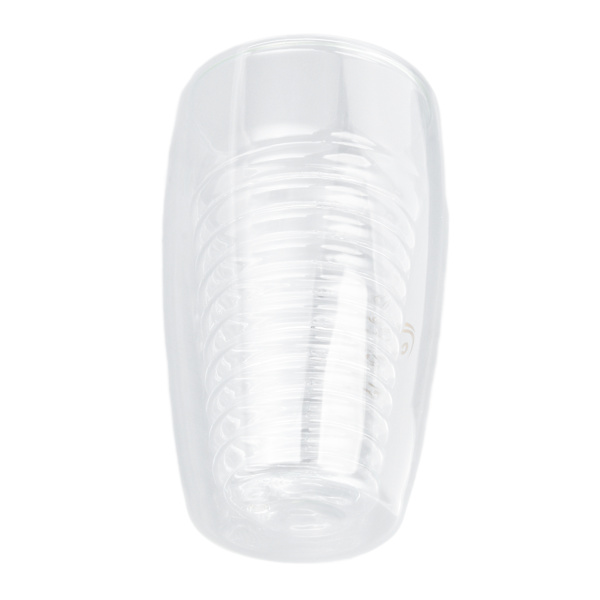 Dubbelväggig Glaskaffekopp 320ml Hög Temperaturbeständighet