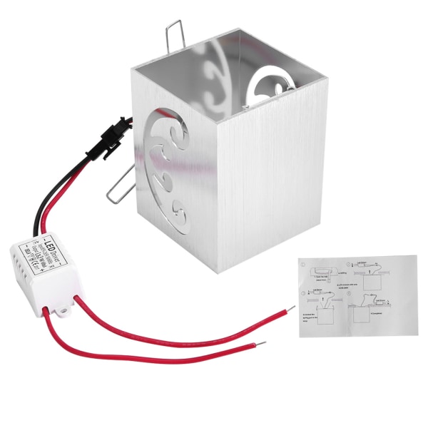 AC85V-265V 3W LED-vägglampa varmvit vägglampa för hem sovrum bar café restaurang