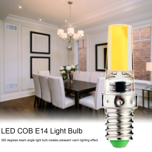 5 st E14 COB2508 glödlampor AC 220V LED dimbar lampa hög
