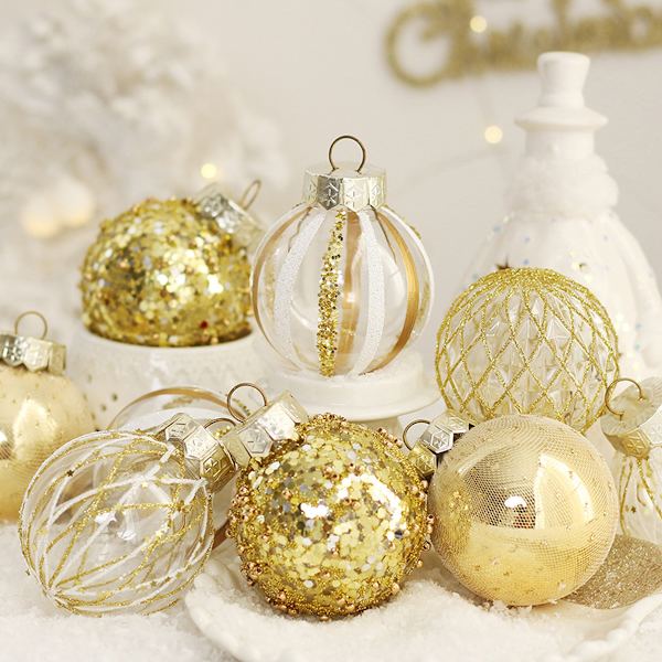 6cm Christmas Decorations, 25pcs Xmas Tree Hanging Ball Xmas
