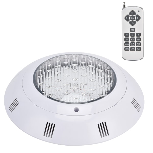 Vattentät LED-poolbelysning väggmonterad RGB 18 knappar
