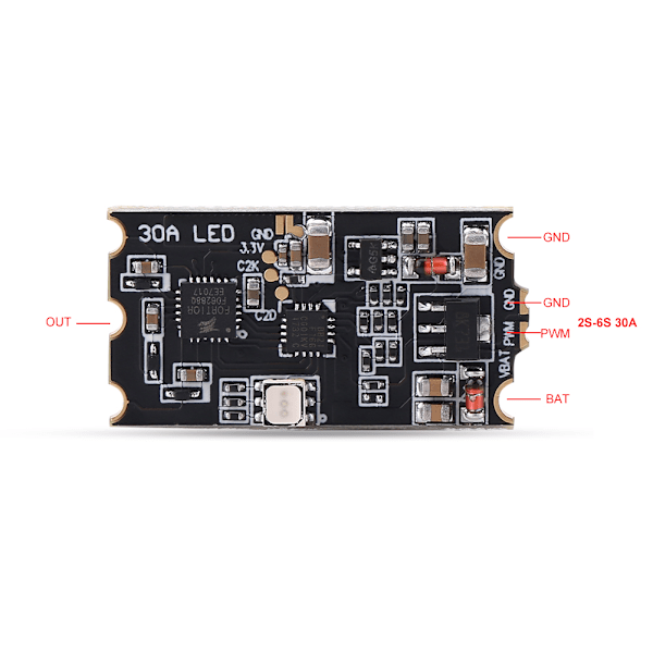 Revolutionerande ESC för RC-drönare, elektronisk fartregulator med Blheli_S-firmware och guldpläteringsprocess erbjuder oöverträffad prestanda och