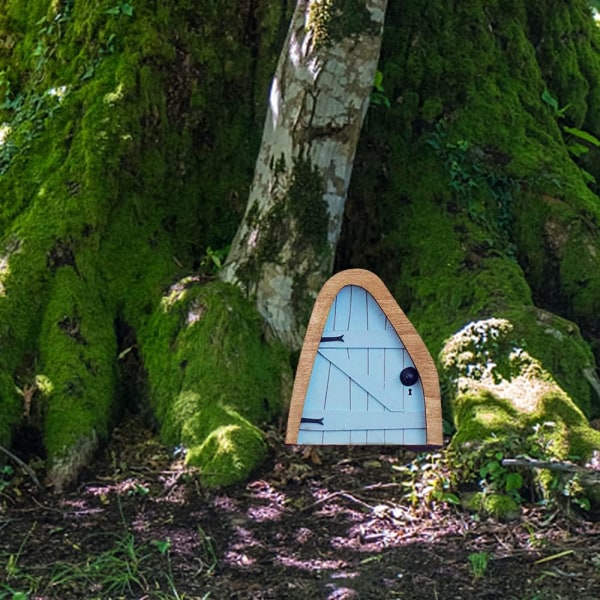Miniatyr Fairy Gnome Home Door, 4st Fairy Door för träd