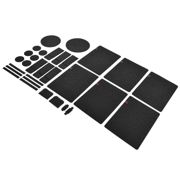 27 st filtunderlägg Anti Scratch Isolerad Anti Slip Filtbord