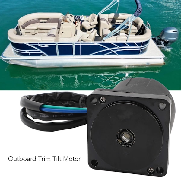 Trim Tilt Motor 434495 Kablar Perfekt Tätning Utombords Trim Tilt Motor för 50 70 90 115 till 225 HK Utombordare 12V