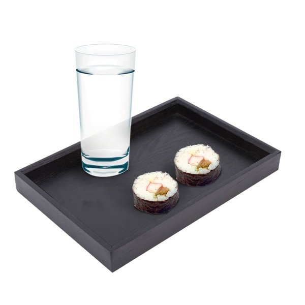 1 st träserveringsbricka sushibröd rektangulär mat teplatta