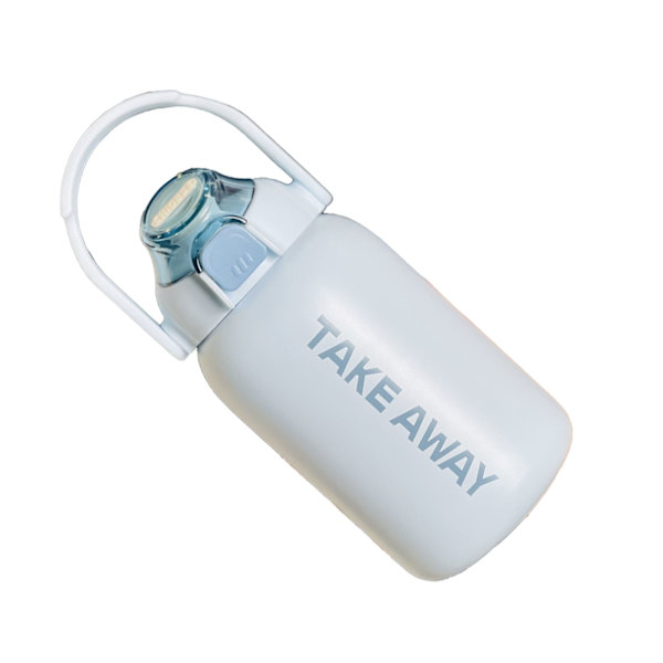 850 ml isolerad vattenflaska med stor kapacitet och studslock