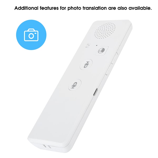 Bärbar Mini Trådlös Smart Röstöversättare Multi Språk Realtids Bluetooth Översättare