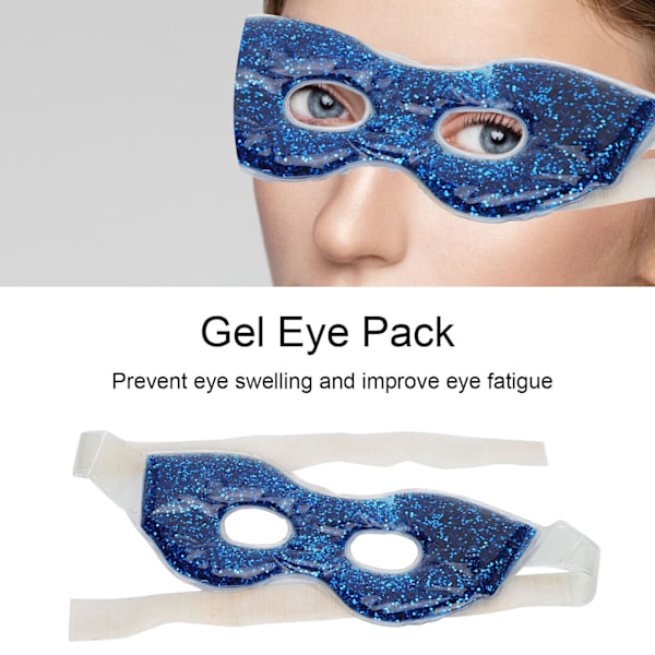 Flexibla Pärlor Ögonmasker, Kompressterapi Med Varm Kall Återanvändbar Gel För ÖGONVÅRD, Idealisk För Resor, Liten Storlek, TPU