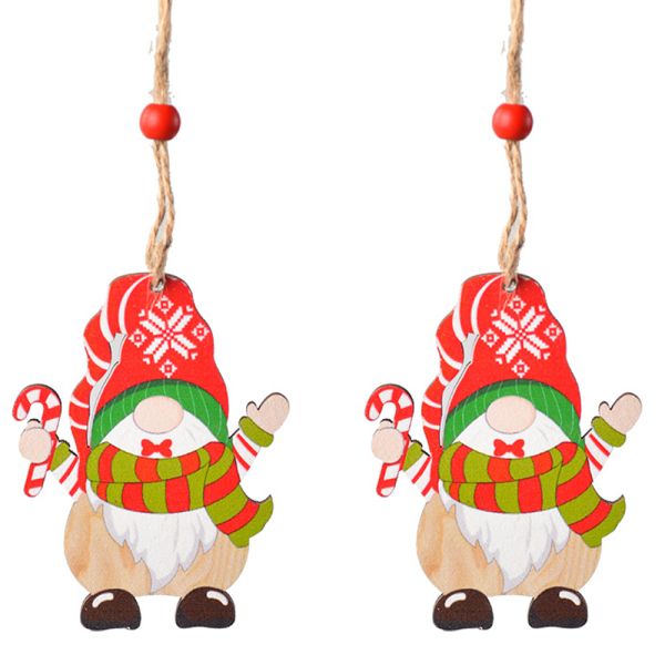 Christmas Ornaments,Christmas Tree Wooden Pendant Decoration