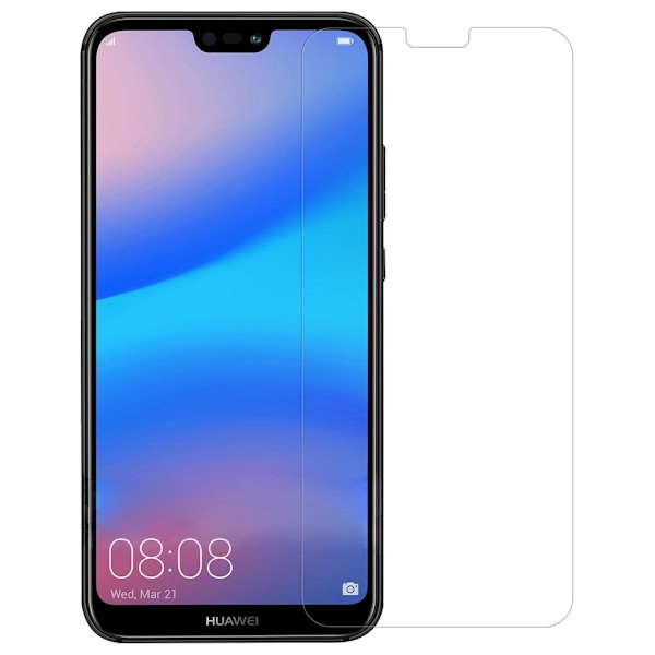 2x Huawei P20 Lite Glas Skärmskydd - Härdat Glas Transparent