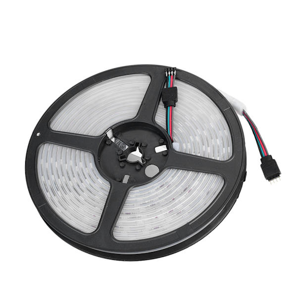 5M 12V solcellsdriven vattentät RGB LED-remsa