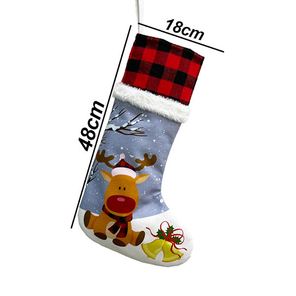 Christmas Stockings, Ornaments for Xmas Tree Hanging Decor