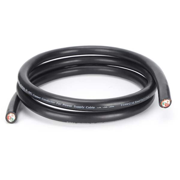 Monosaudio P901 4.5mm² Strömkabel Multi-Core Hi-OFC Kopparkabel HiFi AC Strömkabel 1.5m