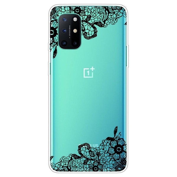 Christmas OnePlus 8T fodral - spetsblomma Svart