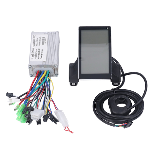 Anpassningsbart styrsystemkit för elfordon, värmeavledande metallhölje med vattentät M5 LCD-display