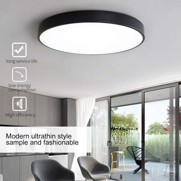 85&#8209;265V 18W LED-taklampa Downlight Rund Infälld