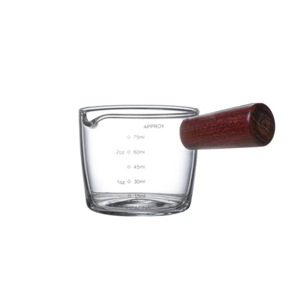 Glas Mjölk Kopp Glas Mätkopp med Handtag Klar Skala