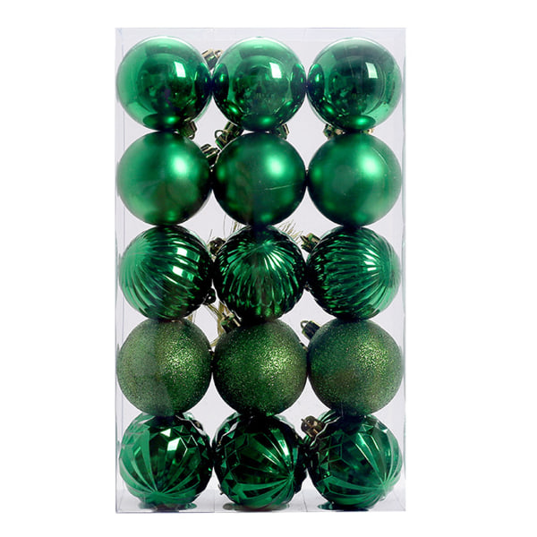30 Pcs Christmas Ball Ornaments 6cm Shatterproof Christmas Tree