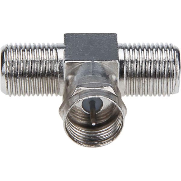 Coaxial Cable Splitter, TV Splitter 2 In 1 Out 2-Pack F Type