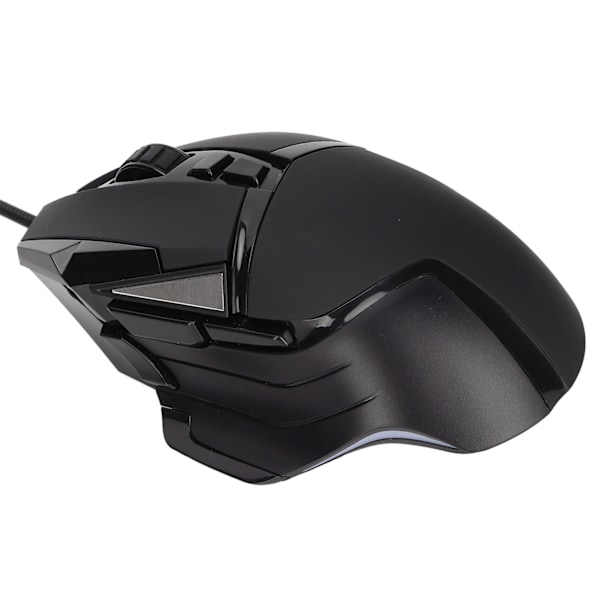 Ergonomisk Gamingmus Justerbar DPI Optisk Motor RGB Bakgrundsbelyst Plug and Play Trådbunden Mus