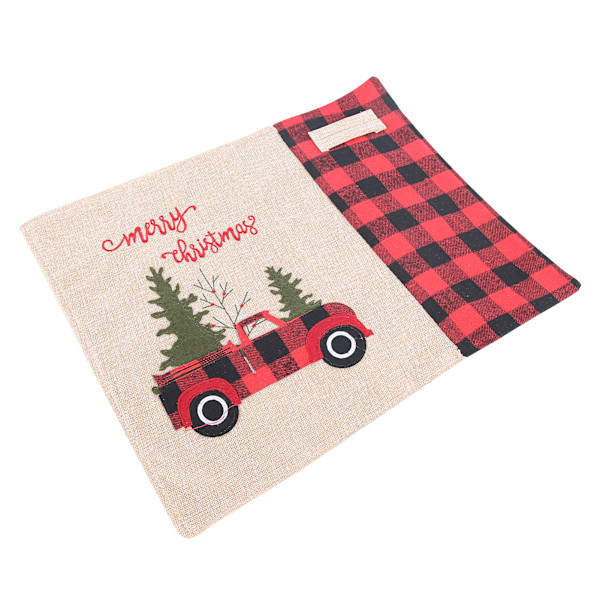 Cartoon Placemat Linnedukning Mat Jul Dekorationer