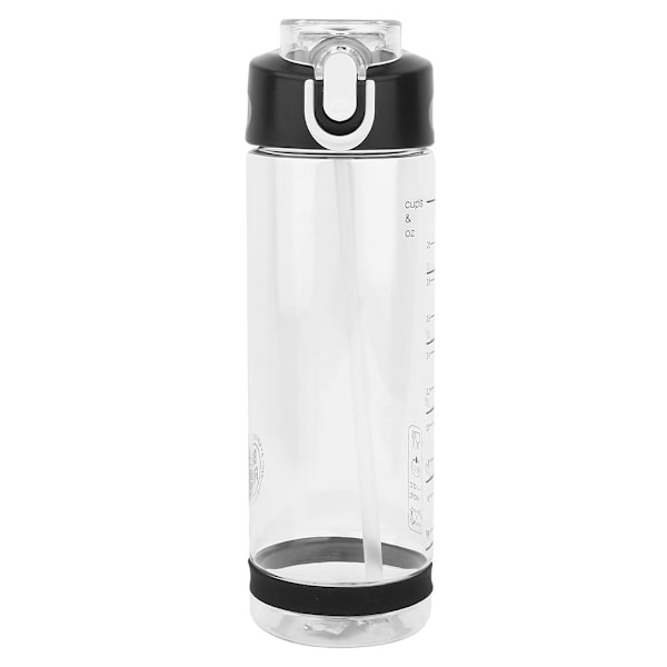 750 ml bärbar vattenflaska med sugrör, sportvattenkanna, BPA-fri