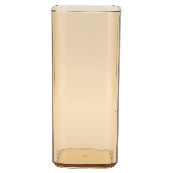 400 ml fyrkantig akrylglas, återanvändbar modern te mjölk juice kaffe
