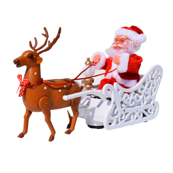 Christmas Toy Gifts Santa and Deer Christmas Electric car Toy