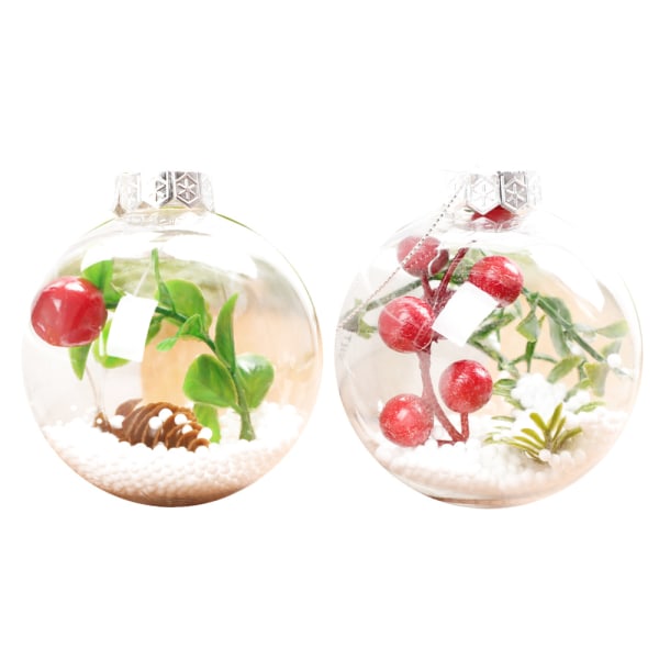 Plastic Christmas Tree Hanging Ornaments Ball, for New Years