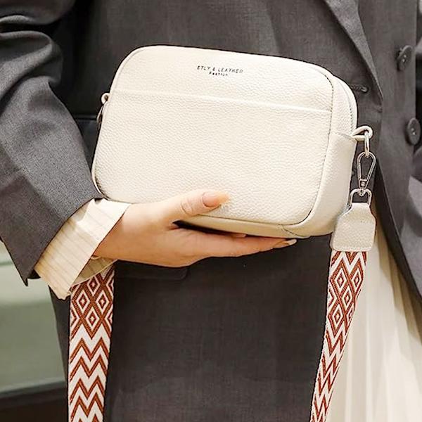 Crossbody-väskor för kvinnor Crossbody-kameraväska Handväska Tjock rem