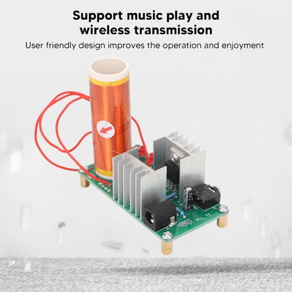 Innovativ Tesla Coil Kit, DIY Elektronikprojekt Resonansprincip Plasmahögtalare För Äventyrliga Sinnen, Musikuppspelning Elektrisk Båge Beröringsfri