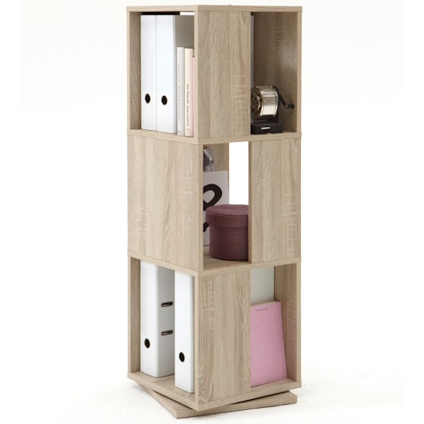 FMD Roterbart dokumentskåp öppen 34x34x108 cm ek Beige