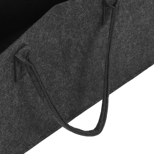 Vedbärare, Repskyddande Material Vedkasse För Inom- och Utomhusbruk, Vedförvaringsväska i Filt, Långvarig, Hopfällbar Design För