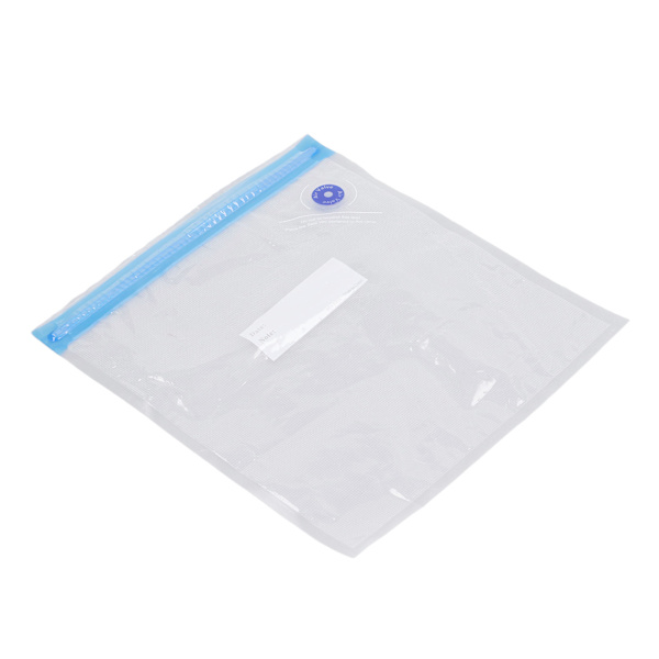 6 st Vakuumförvarings Påsar Platsbesparande Bra Tätning Transparent Återanvändbara Vakuumförseglade Påsar för Mat Kläder 22x21cm/8.7x8.3in