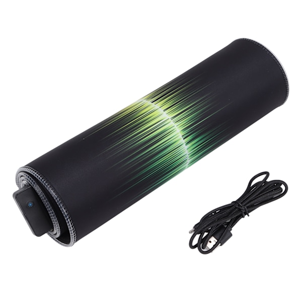 Tangentbord Musmatta LED Lampa Bordsmatta RGB Bakgrundsbelyst Förlängd Tangentbord Gaming Musmatta