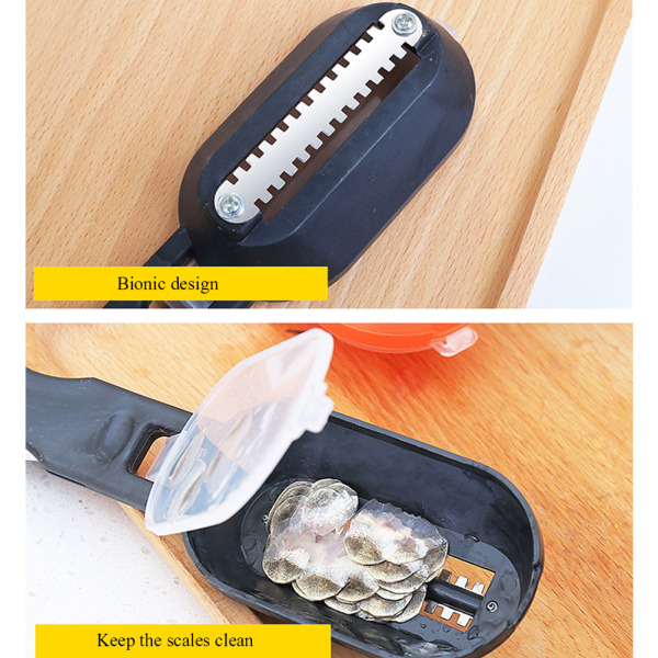 Multifunktionell plast fiskfjäll renare kök fisk hud