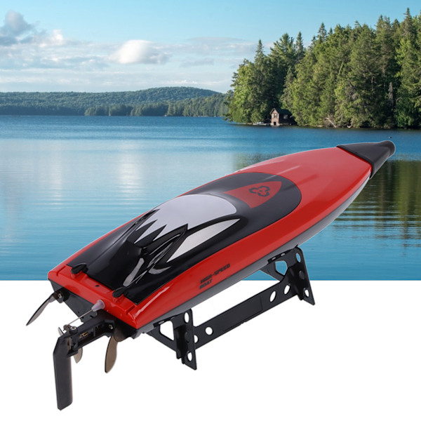 Pro Caliber RC Båt, Dubbelt Låsande Lock för Vattentät Säkerhet, Undervattensdrift för Spännande Vattenäventyr i Pooler och Sjöar