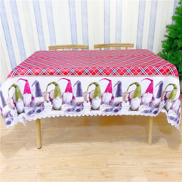 Christmas Tablecloth,  Table Cover for Holidays, Party