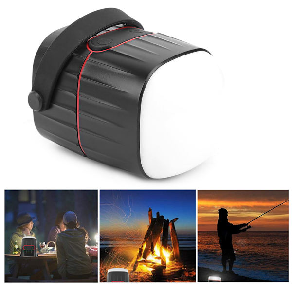 USB-laddningsbar vattentät LED-campinglampa Bluetooth