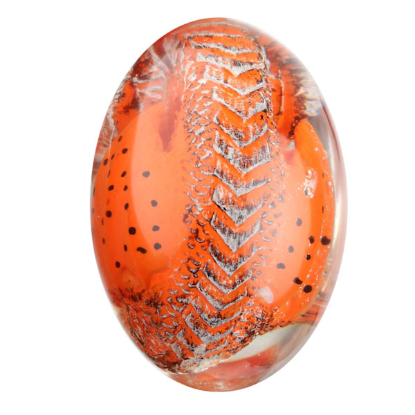 Lava Dinosaurie Ägg Kristall Lava Drake Ägg Harts Skulptur
